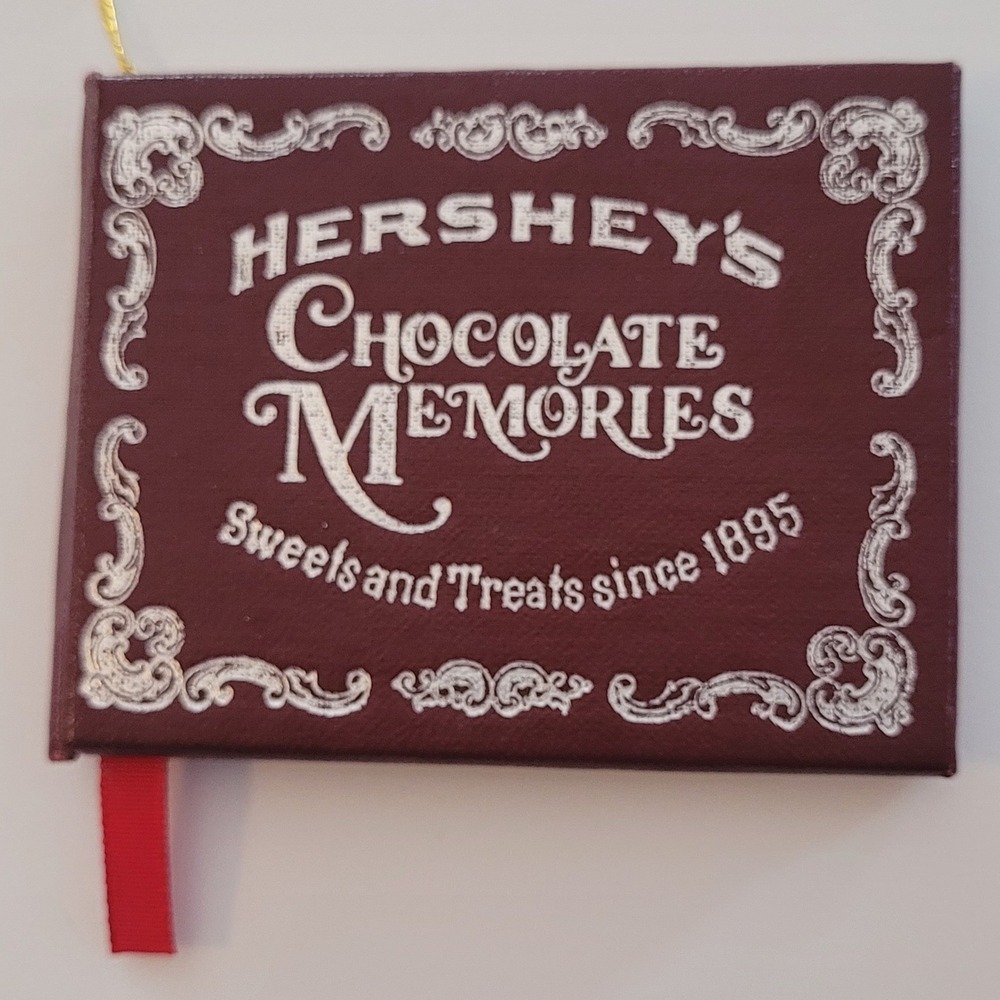 Vintage 1980 Hershey's Chocolate Memories Recipe Book Christmas Ornament Recipes